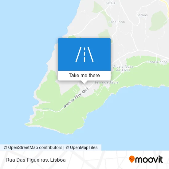 Rua Das Figueiras map