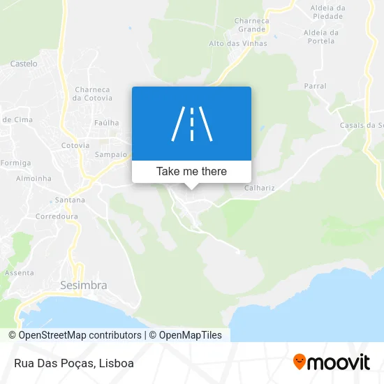 Rua Das Poças map