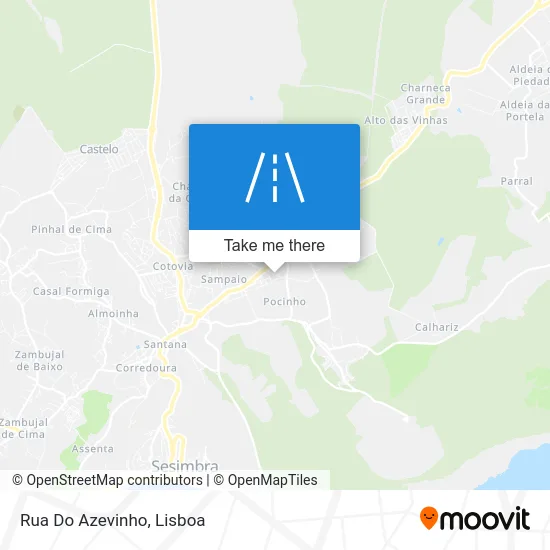 Rua Do Azevinho map