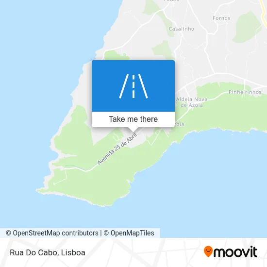 Rua Do Cabo map