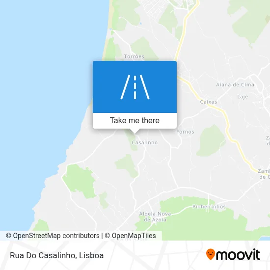 Rua Do Casalinho map