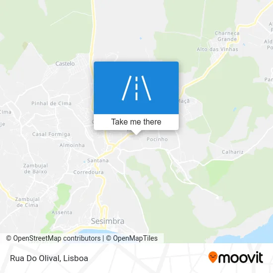 Rua Do Olival map