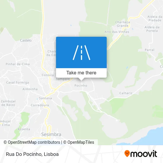 Rua Do Pocinho map