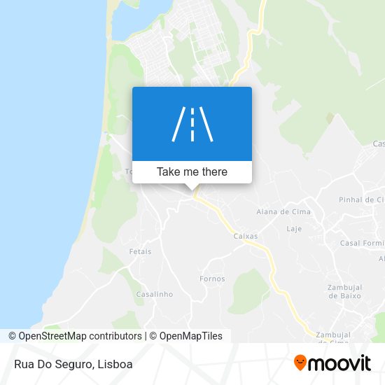 Rua Do Seguro mapa