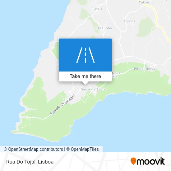 Rua Do Tojal map