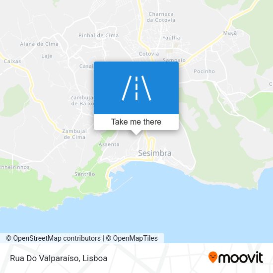 Rua Do Valparaíso map