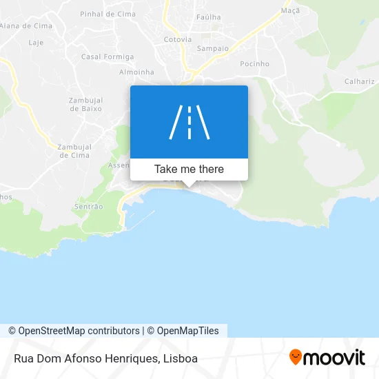 Rua Dom Afonso Henriques map