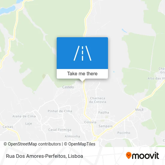 Rua Dos Amores-Perfeitos map