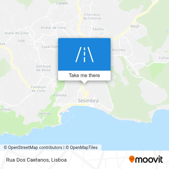 Rua Dos Caetanos map