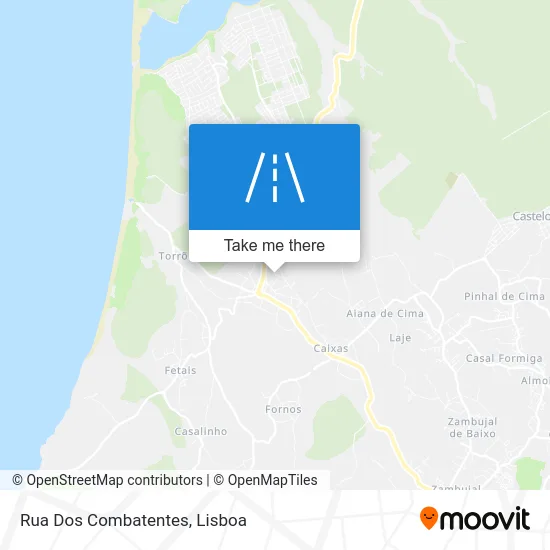 Rua Dos Combatentes map