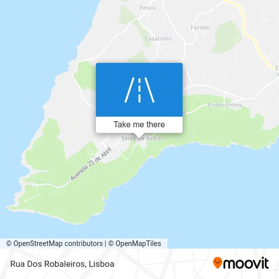 Rua Dos Robaleiros map