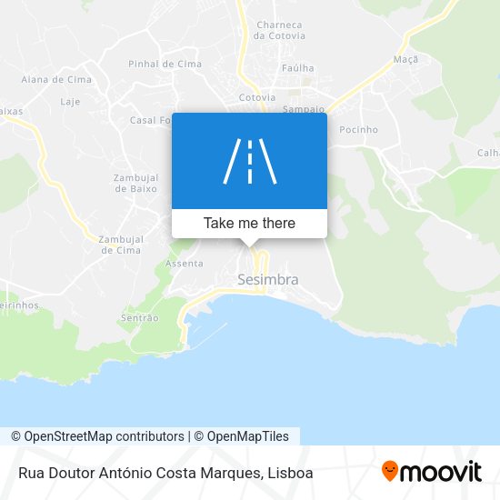 Rua Doutor António Costa Marques map