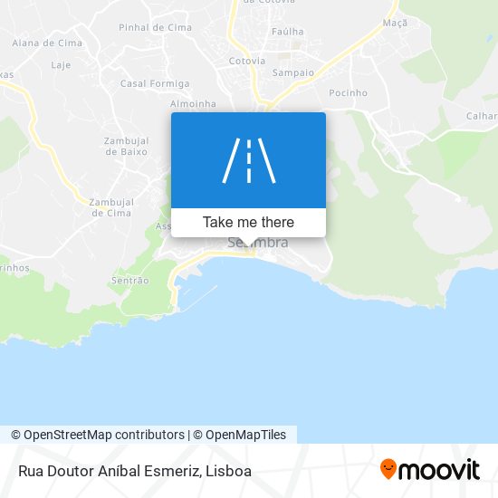 Rua Doutor Aníbal Esmeriz mapa