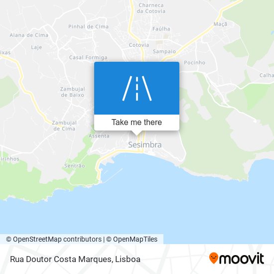 Rua Doutor Costa Marques mapa