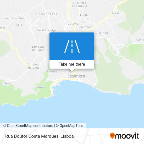 Rua Doutor Costa Marques map