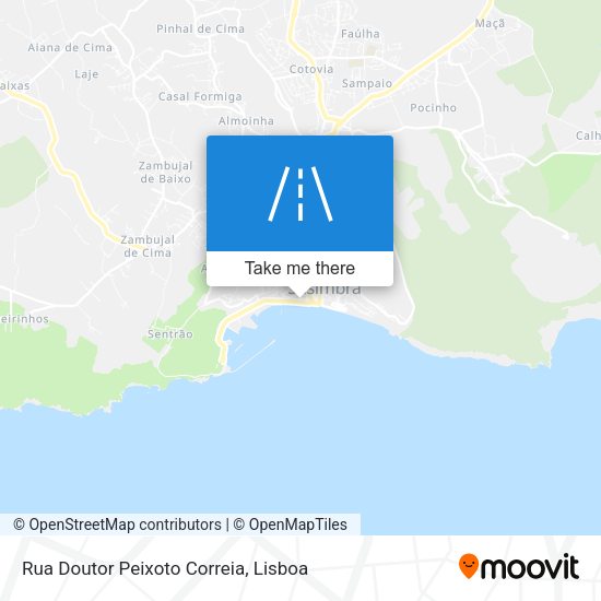 Rua Doutor Peixoto Correia mapa