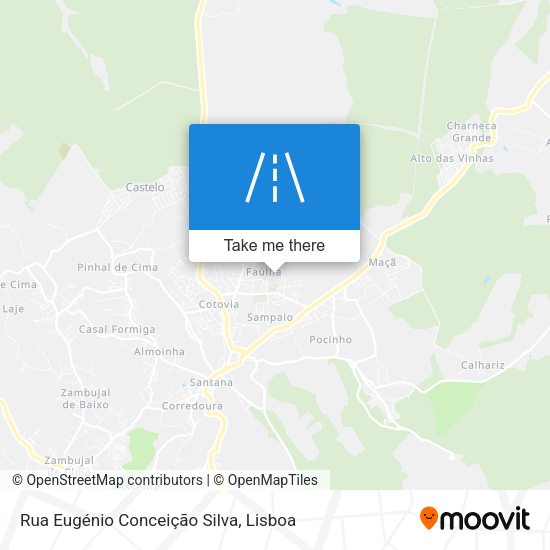 Rua Eugénio Conceição Silva mapa