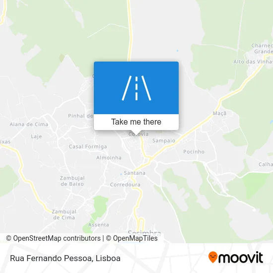 Rua Fernando Pessoa map