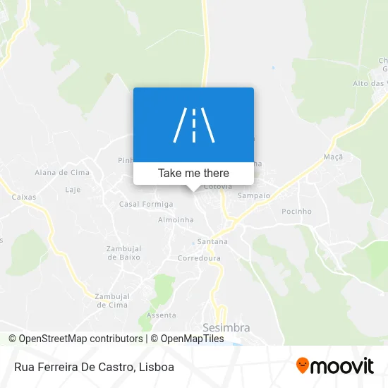 Rua Ferreira De Castro map