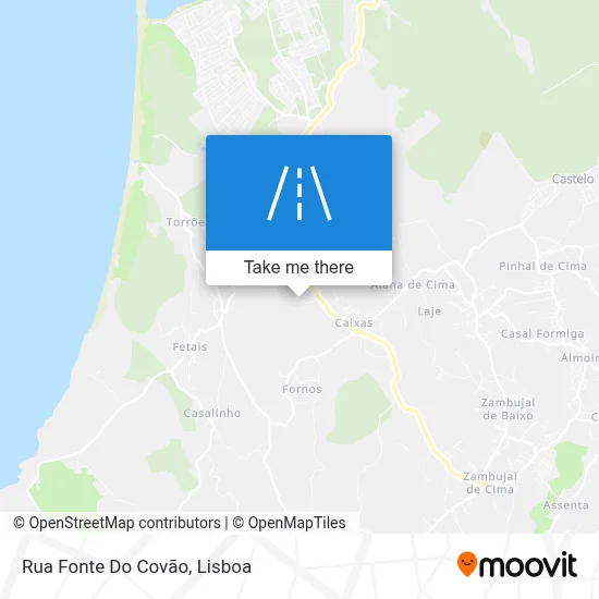 Rua Fonte Do Covão map