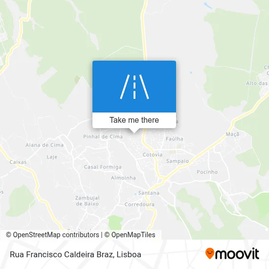 Rua Francisco Caldeira Braz map