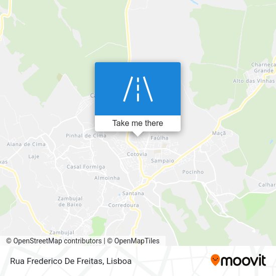 Rua Frederico De Freitas map
