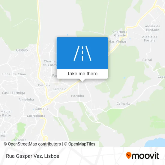 Rua Gaspar Vaz map