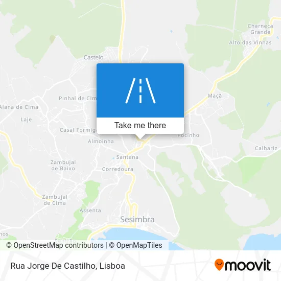 Rua Jorge De Castilho map