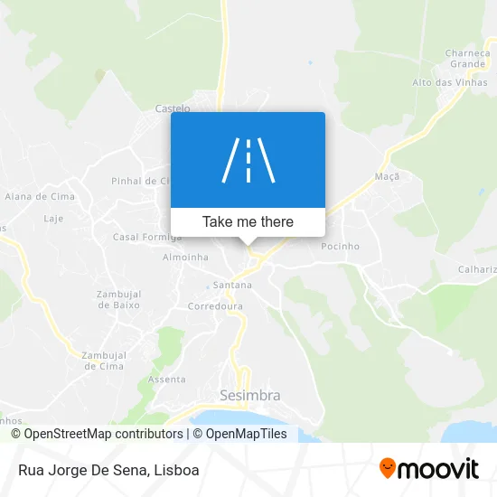 Rua Jorge De Sena map