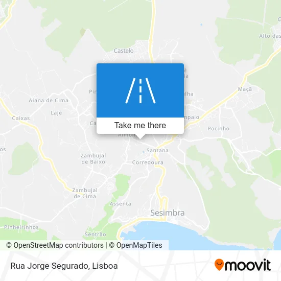 Rua Jorge Segurado map
