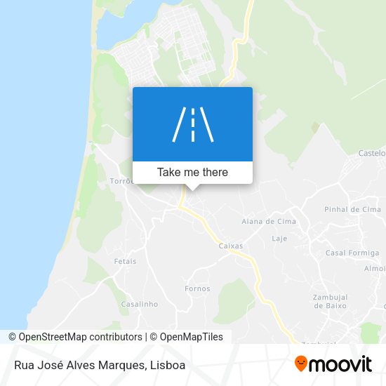 Rua José Alves Marques map