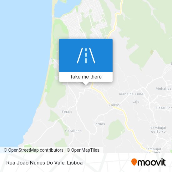 Rua João Nunes Do Vale map