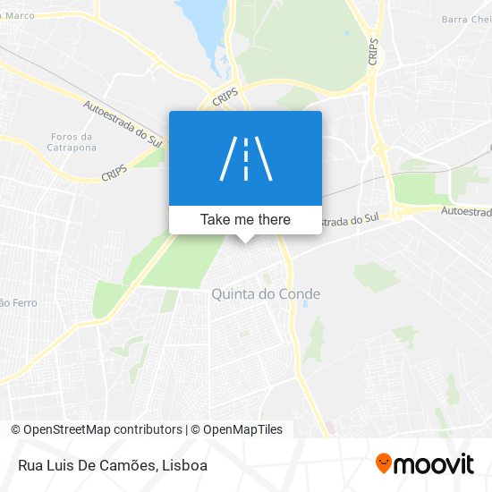 Rua Luis De Camões map