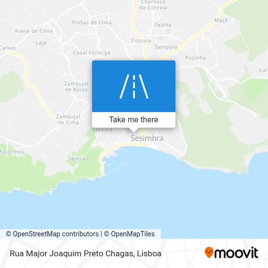 Rua Major Joaquim Preto Chagas map
