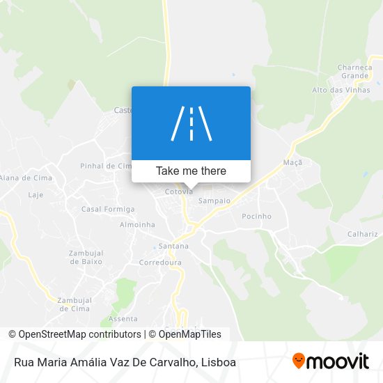 Rua Maria Amália Vaz De Carvalho mapa