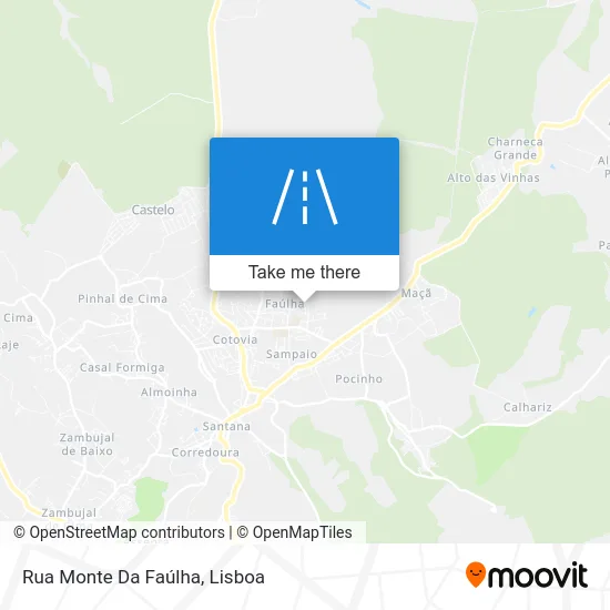 Rua Monte Da Faúlha map