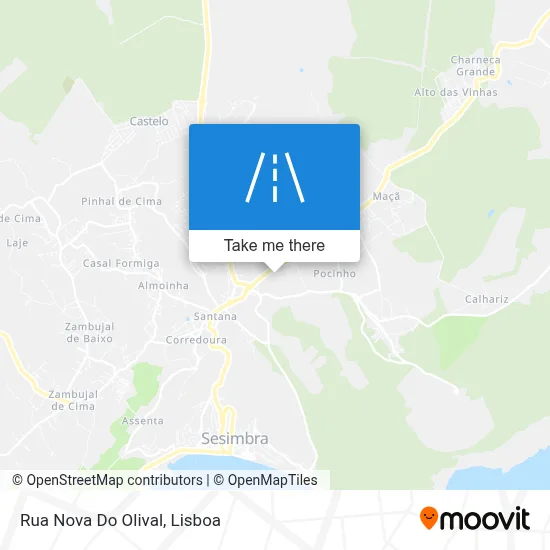 Rua Nova Do Olival map