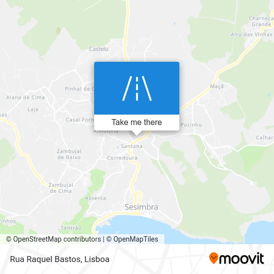 Rua Raquel Bastos map