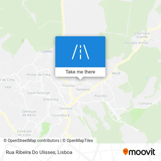 Rua Ribeira Do Ulisses map
