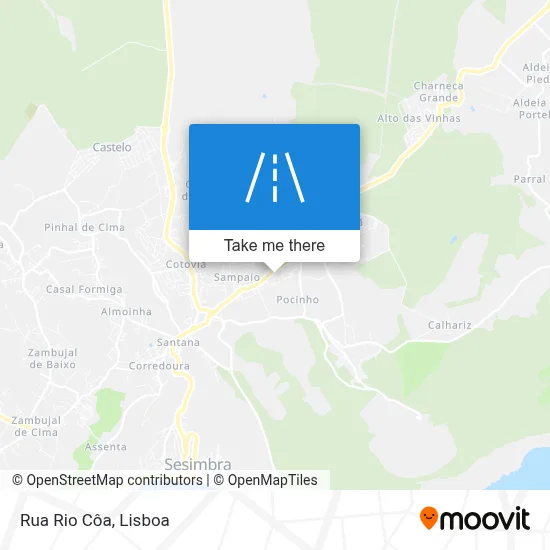 Rua Rio Côa map