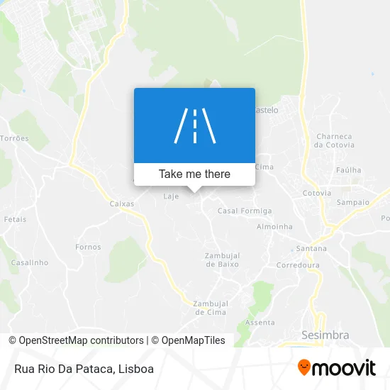 Rua Rio Da Pataca map