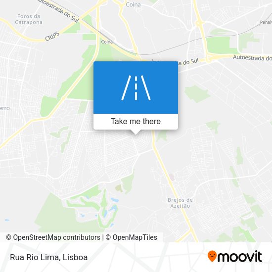 Rua Rio Lima mapa