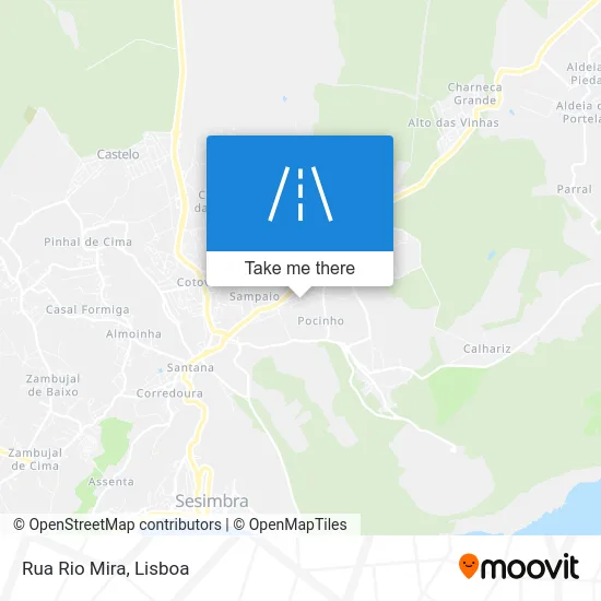 Rua Rio Mira map