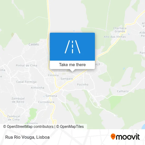 Rua Rio Vouga map