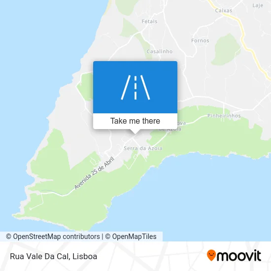 Rua Vale Da Cal map