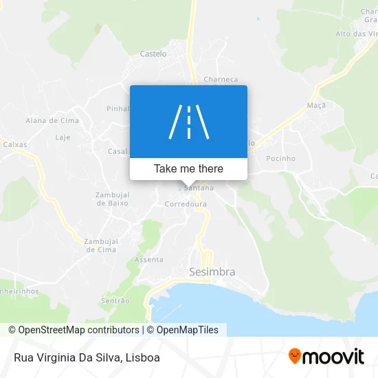 Rua Virginia Da Silva map