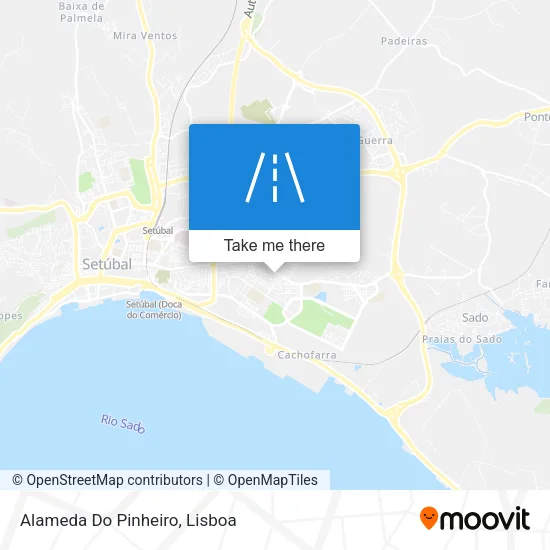 Alameda Do Pinheiro map