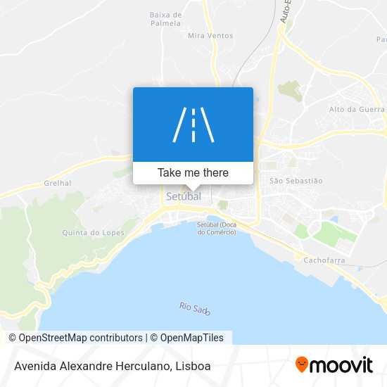 Avenida Alexandre Herculano mapa
