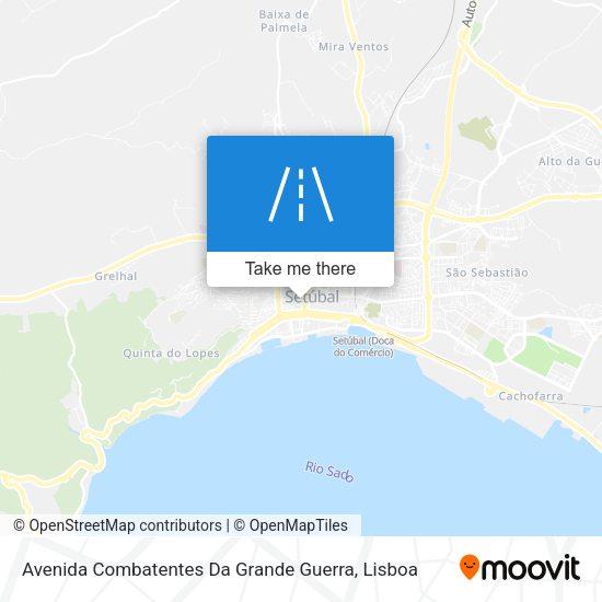 Avenida Combatentes Da Grande Guerra map
