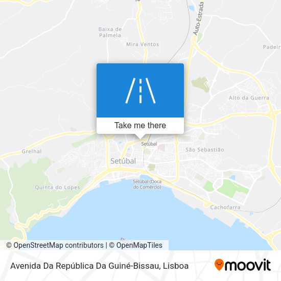 Avenida Da República Da Guiné-Bissau map